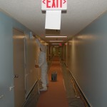 Painting Hallway for Convalescent Homes